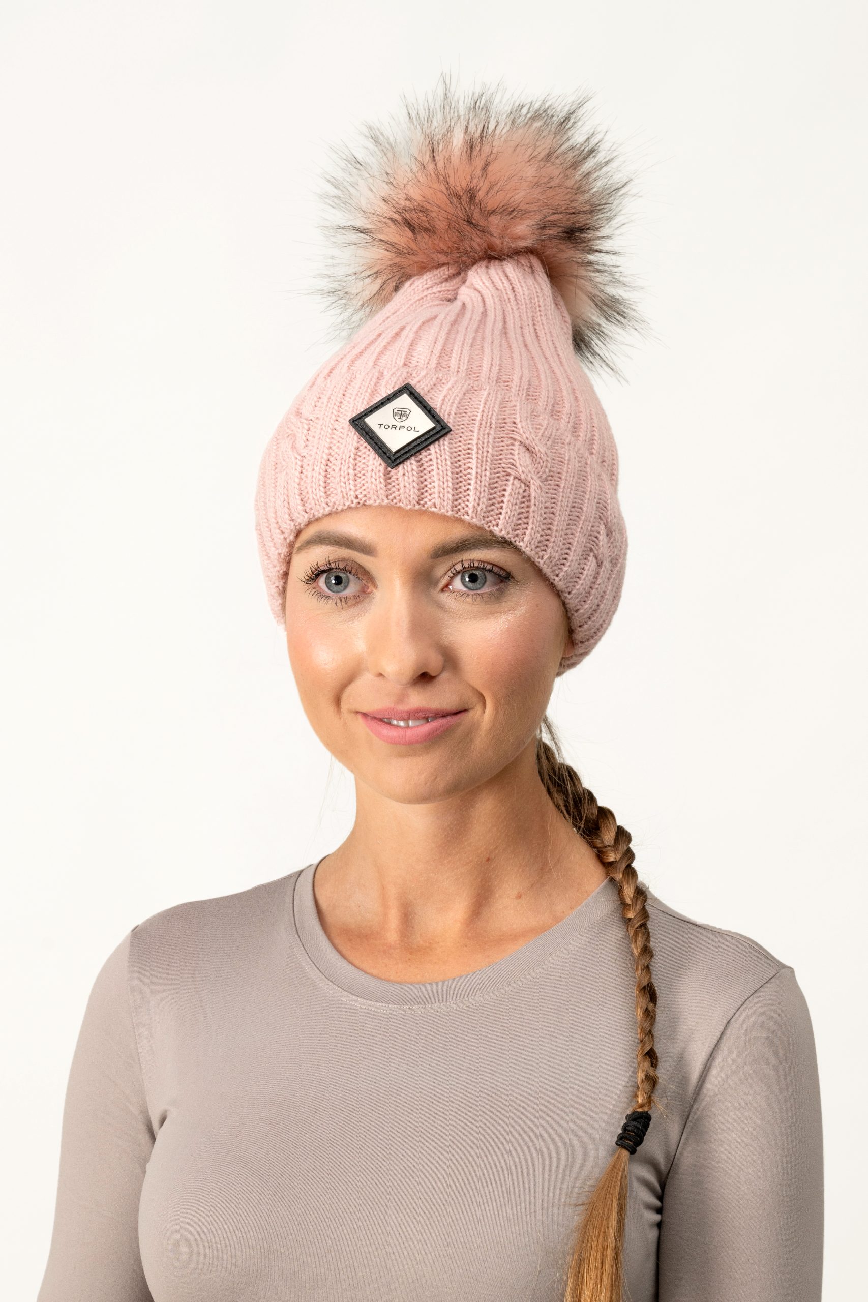 Czapka SnowPop /pudrowy róż