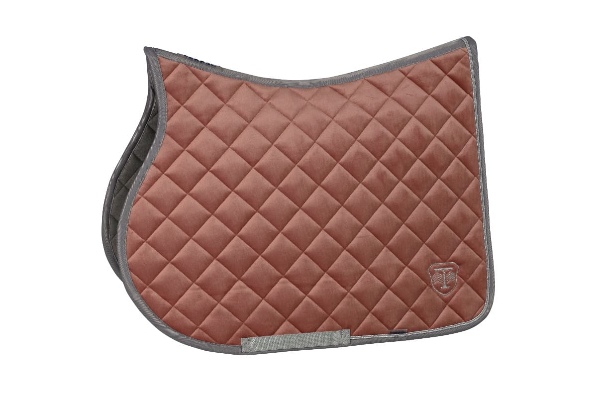 Czaprak Skokowy Velvet PUDROWY RÓŻ