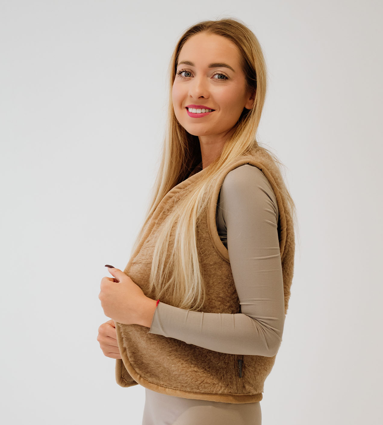 Kamizelka WoolVibes Camel